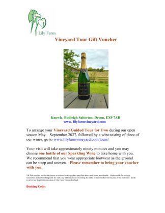 Guided Tour & Sparkling Wine